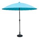 Ombrelone Central De Aco Cobertura Azul Shangai 245x270 Cm