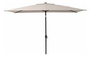 Ombrelone Central De Aluminio Articulavel 2,6x3x2m Taupe