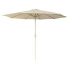 Ombrelone Central Paraty Bali Fratini 270 cm (largura) sem Base em Alumínio Fendi Capa Poliéster