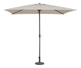 Ombrelone Cru Central Aluminio 260x200 Cm Creme Ombrelone Cru Central Aluminio 260x200 Cm Creme