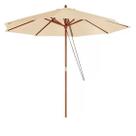 Ombrelone de Madeira 3m Bege