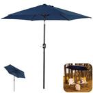 Ombrelone Guarda Sol 2,4 Metros Aluminio Manivela Articulado Jardim Piscina - Mor Ombrelone Guarda Sol 2,4 Metros Aluminio Manivela Articulado Jardim Piscina - Mor