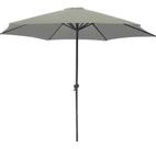 Ombrelone Guarda-Sol Central 2,70m Branco Importway com Manivela Proteção Solar Jardim Piscina