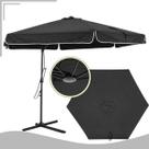 Ombrelone Guarda Sol De Piscina Bel Oslo Alavanca 3m. Preto Preto Lisa