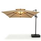 Ombrelone Guarda Sol Gold premium com luz de Led 360Graus com base de 150Litros Ombrelone Guarda Sol Gold premium com luz de Led 360Graus com base de 150Litros