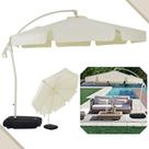 Ombrelone Guarda Sol Lateral Bel Buzios Bege 3mts Gira 360