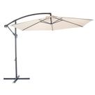 Ombrelone Guarda-sol Suspenso Com Base 3m Bora Bora Mor Bege Ombrelone Guarda-sol Suspenso Com Base 3m Bora Bora Mor Bege