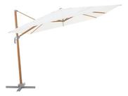 Ombrelone Lateral De Aluminio Para Jardim 264x286x286 Cm