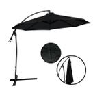 Ombrelone Lateral Suspenso 3 Metros Jardim com Base e Manivela Preto Importway Iwoblb-300 Pt Ombrelone Lateral Suspenso 3 Metros Jardim com Base e Manivela Preto Importway Iwoblb-300 Pt