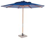Ombrelone Leblon Azul Marinho em Madeira 2,00 MT (LARG) Base 49x49 cm Central com Tecido Bagun - 44242