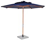 Ombrelone Leblon Azul Royal em Madeira 2,00 MT (LARG) Base 65x65 cm Central com Tecido Bagun - 44305