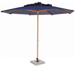 Ombrelone Leblon Azul Royal em Madeira 2,90 MT (LARG) Base 49x49 cm Central com Tecido Bagun - 44292