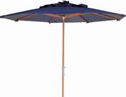 Ombrelone Leblon Azul Royal em Madeira Central 2,90 MT(LARG) com Tecido Bagun - 43766