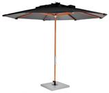 Ombrelone Leblon Preto em Madeira 2,40 MT (LARG) Base 65x65 cm Central com Tecido Bagun - 44323 Ombrelone Leblon Preto em Madeira 2,40 MT (LARG) Base 65x65 cm Central com Tecido Bagun - 44323