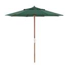 Ombrelone Madeira 3m Poliéster Sombreiro Treviso Jardim Piscina Verde - 303803 Belfix