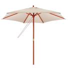 Ombrelone Madeira Bege 3 Metros Sem Base 9166 MOR