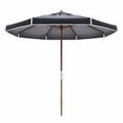 Ombrelone Madeira Positano 3m Bagum Sombreiro Jardim Preto - 300807 Belfix