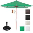 Ombrelone Madeira Quadrado 2x2m Sardenha Sombreiro Bagum Com Base 22kg Concreto - Belfix Ombrelone Madeira Quadrado 2x2m Sardenha Sombreiro Bagum Com Base 22kg Concreto - Belfix