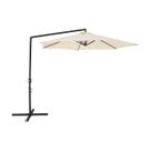 Ombrelone Suspenso 3 Metros Aço Poliéster Jardim Veneza Bege - Belfix