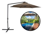 Ombrelone Suspenso De Piscina Varanda E Jardim 3m Veneza Bel