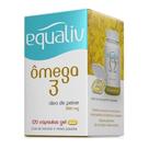 Ômega 3 1000mg Livre de Metais Pesados 120 Cápsulas Equaliv