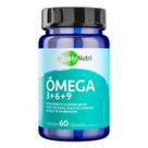 Ômega 3 6 9 1000mg 60Caps QualyNutri Óleo Peixe Linhaça Puro