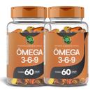 Omega 3 6 9 500mg 60 Caps Equilíbrio E Saúde Cardiovascular - 2 potes