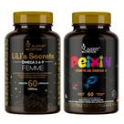 Omega 3 6 9 Mulher + Omega Kids Infantil Peixinhos 60+60cáps