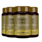 Omega 3 6 9 Peixe Borragem E Linhaça Hf Suplements 4x120caps