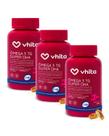 Ômega 3 DHA 1000mg Com Vitamina E Rico Em DHA - Tecnologia TG e Selo IFOS 60 cápsulas Vhita 3 unidades