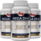 Ômega 3 Dha Kit 3 Mega Dha Vitafor 1500mg com 120 Cápsulas Ômega 3 Dha Kit 3 Mega Dha Vitafor 1500mg com 120 Cápsulas