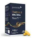 Omega 3 Epa Dha 440mg Vit. E 10mg 60caps Puravida