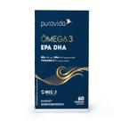 Ômega 3 EPA DHA Nova Composição - 60 Cápsulas Softgel - Puravida Ômega 3 EPA DHA Nova Composição - 60 Cápsulas Softgel - Puravida