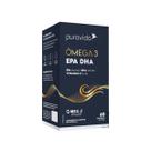 Ômega 3 EPA e DHA com Vitamina E 60 Cápsulas Puravida