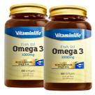 Ômega 3 Fish Oil Óleo De Peixe 1000mg 60 Cápsulas Diversas Quantidades Vitamin Life Ômega 3 Fish Oil Óleo De Peixe 1000mg 60 Cápsulas Diversas Quantidades Vitamin Life