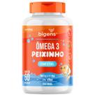 Ômega 3 Peixinho Infantil 60 Cápsulas Com Dha Epa, Sabor Laranja Bigens