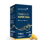 Ômega 3 Super Dha, 60 caps Dha Concentrado- Pura Vida