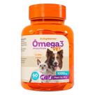 Omega 3 Vet Suplemento Cães E Gatos 60 Cápsulas 1000mg
