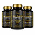 Omega Mulher 3 6 9 Óleo Linhaça Borragem Primula 3x60 cápsulas softgels Alisson Nutrition