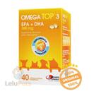 Ômega Top 3 Suplemento Alimentar Para Cães 500mg 40 comp, - Agener uniao Ômega Top 3 Suplemento Alimentar Para Cães 500mg 40 comp, - Agener uniao