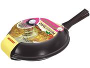 Omeleteira Alumínio Fortaleza Antiaderente 1,7L - Super Black