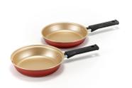Omeleteira Frigideira Dupla 18cm Alumínio Antiaderente Cereja - Ovo Omelete Crepe - 1 Produto 2 Frigideiras Omeleteira Frigideira Dupla 18cm Alumínio Antiaderente Cereja - Ovo Omelete Crepe - 1 Produto 2 Frigideiras