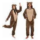 Onesie Funziez! Fantasia de ursinho de pelúcia Sherpa Slim Fit para adultos