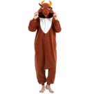 Onesie Pijamas ressber Unissex Adult Animal Coffee Reindeer