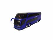 Ônibus 2 Andares Miniatura Viação Petroleum 1/43 Roma Brinquedo 30cm