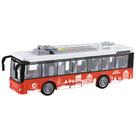 Ônibus de brinquedo com portas que abrem, luz e som à fricção 1:16