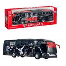 Ônibus De Futebol 40cm Grande Licenciado - Brinquedo Infantil Com Design Realista e Acabamento Oficial - Ideal Para Presentes - Usual
