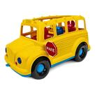 Ônibus Didático Amarelo Brinquedo Educativo Com Som Encaixe