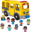 Ônibus escolar de brinquedo Fisher-Price Little People com bonecos de mais de 1 ano