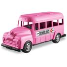 ônibus Escolar Rosa Classic PINK BUS 23CM com Roda Livre ônibus Escolar Rosa Classic PINK BUS 23CM com Roda Livre